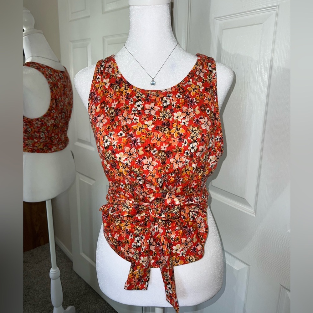 Floral Cottage Top Size M